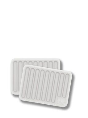 bkr Frost Clear Ice Tube Water Bottle Cube Trays (Set of 2) - New